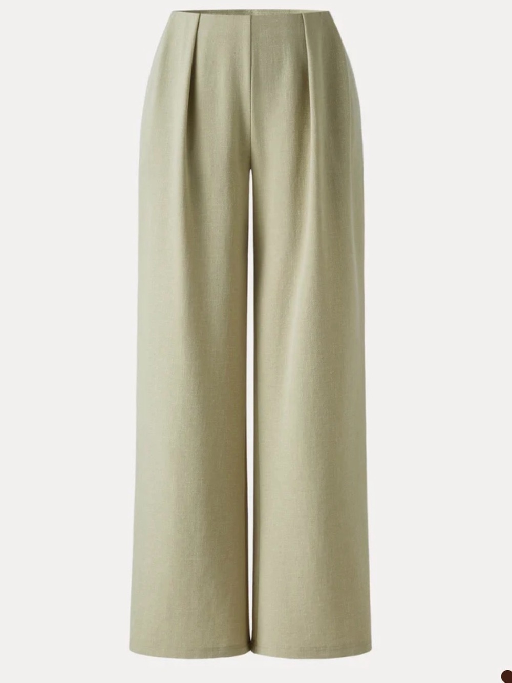 OGL Airy Stretch Linen Wide Flare Pant with Pockets